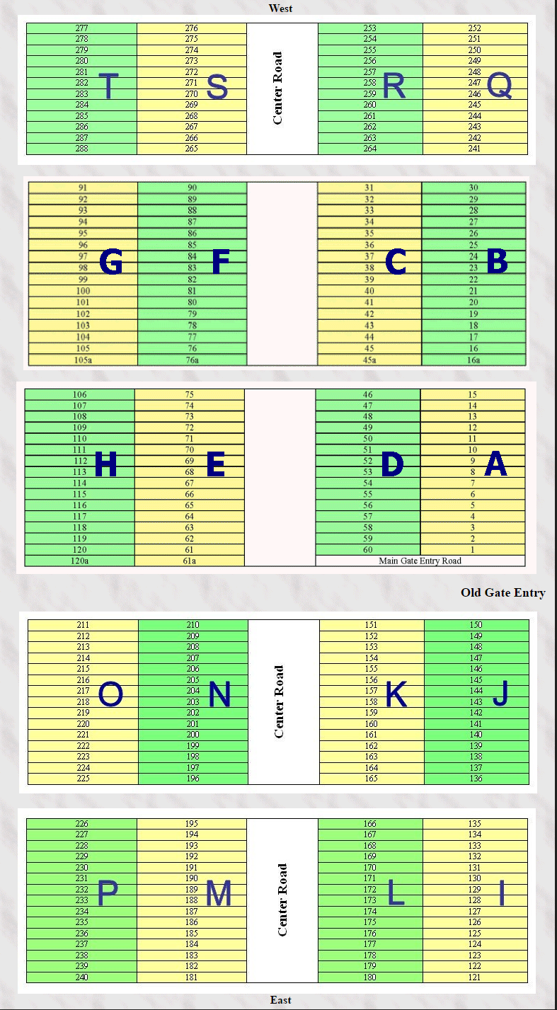 Pleasant View Cemetery Master Map